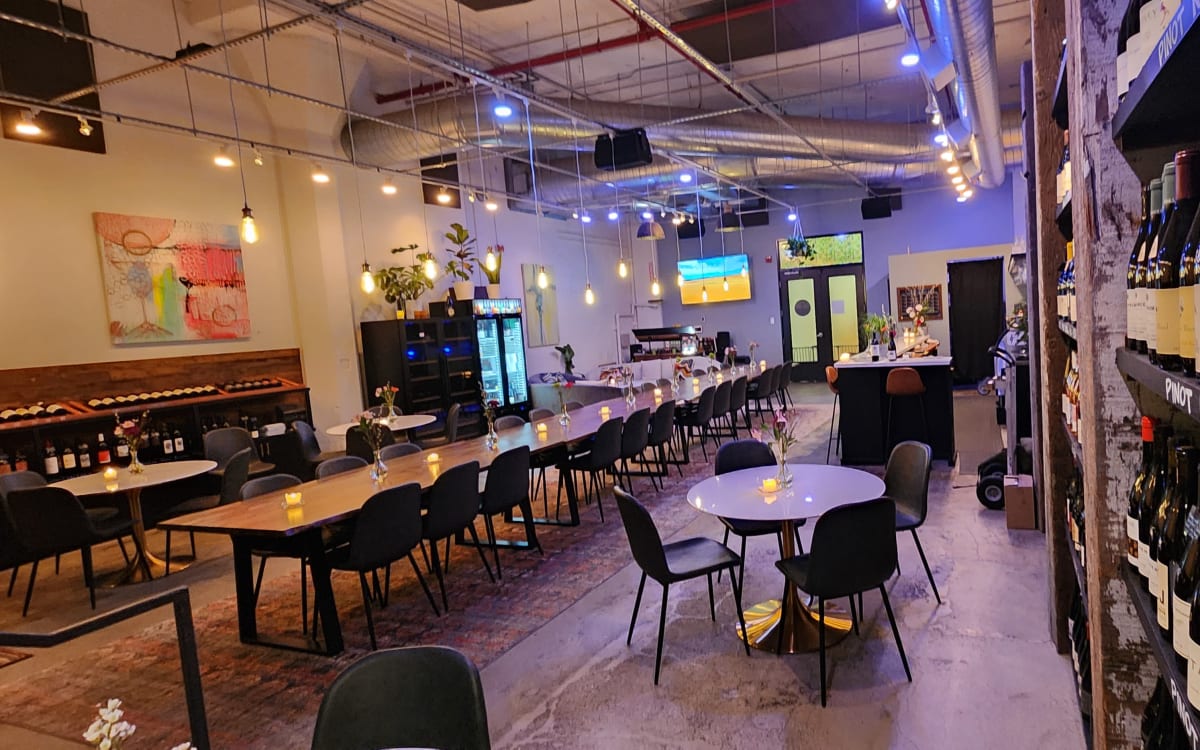 Backcountry Wine Tasting Room Industrial Chic Wine Lounge, Portland