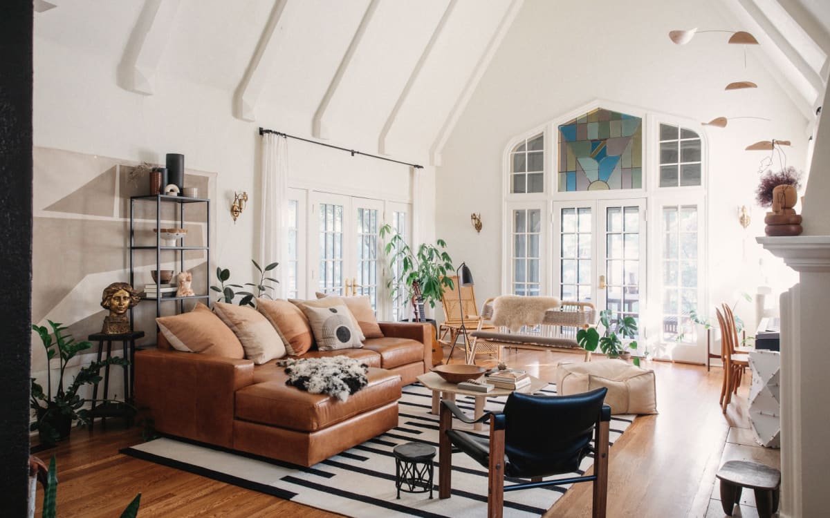 1928 Tudor with Modern Decor, ft. on Domino, Magnolia Network, Kansas