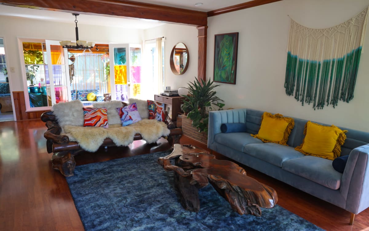 Sunny Boho Home with a Detached Photography Studio and Prop House, Los