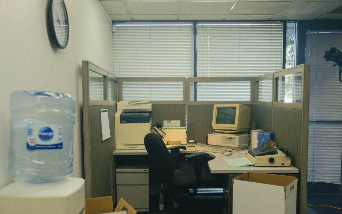 Vintage Office Cubicle Workspace Set, Tempe, AZ Production Peerspace