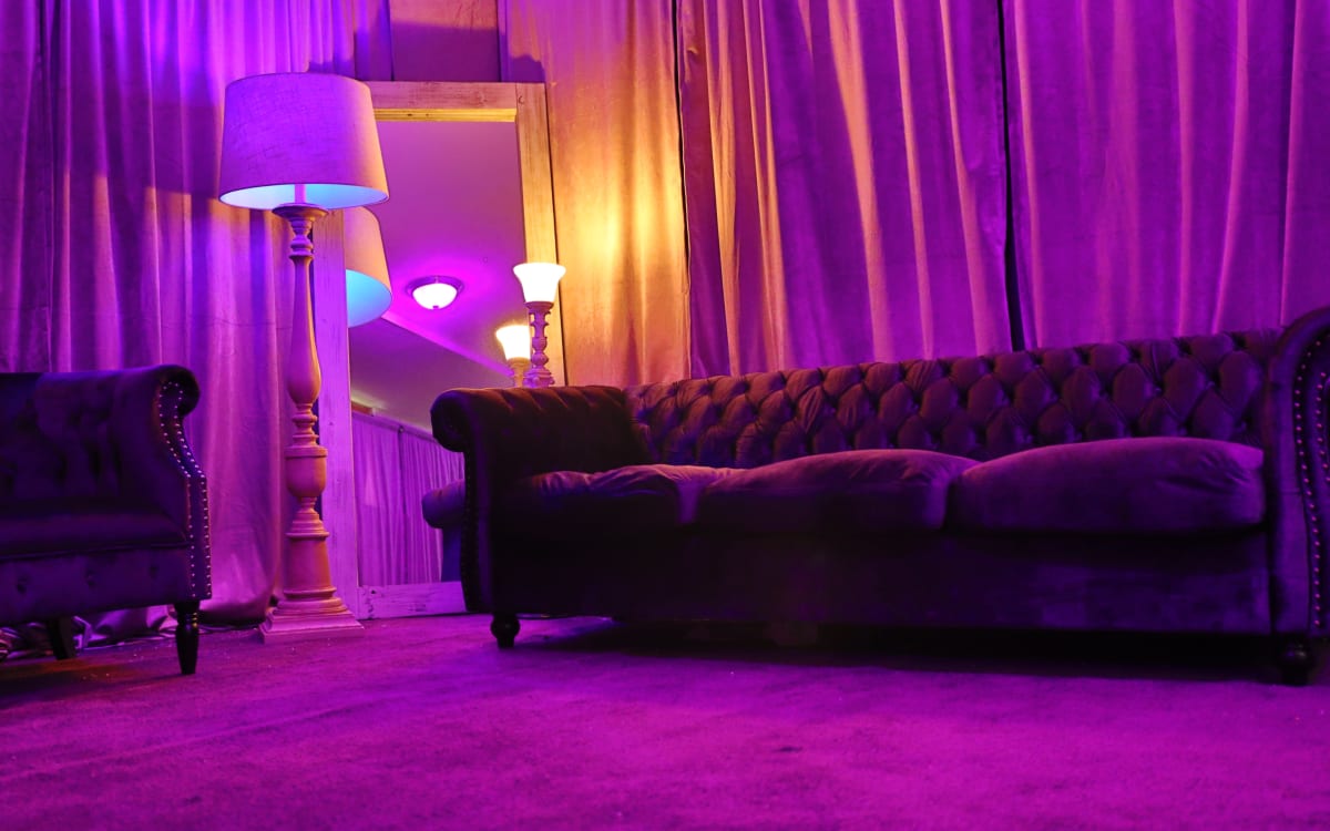 Luxury Velvet Vintage Space (RGB Room), Queens Village, NY Production Peerspace