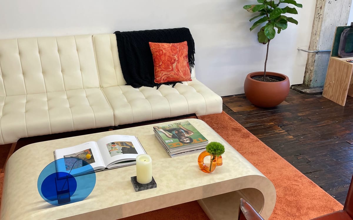 Brooklyn Artist Studio with an industrial feel and eclectic accents