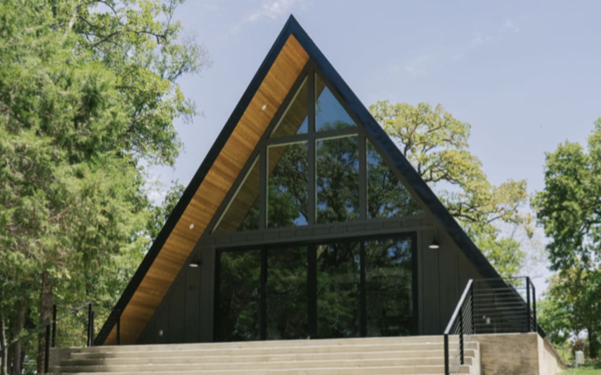 Brand NEW Aframe VILLA, Tool, TX Production Peerspace