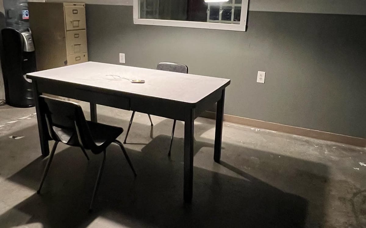 Interrogation Room With Mirror Window, Chamblee, GA Production