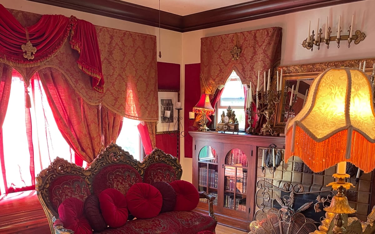 The Rouge Room — Baroque Rococo Victorian Space with French Antiques ...
