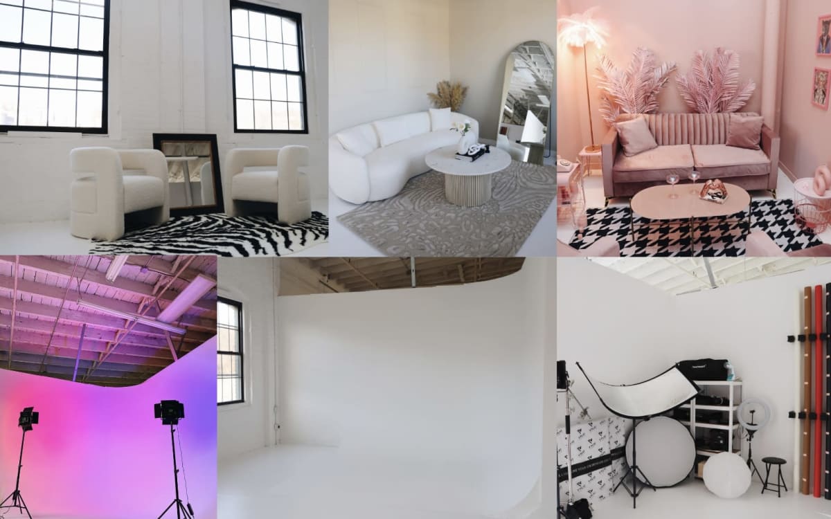 Natural Light Photo & Video Studio with Curated Sets, Multiple Props