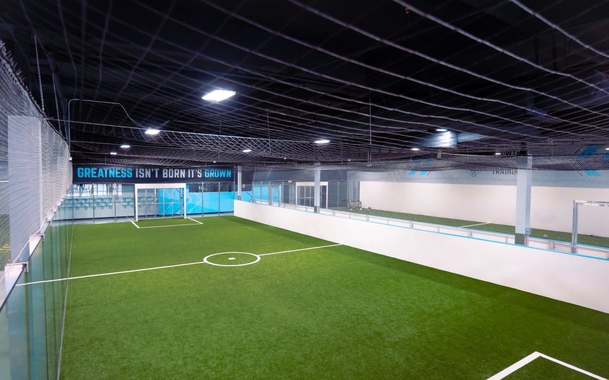 Indoor soccer place on sale
