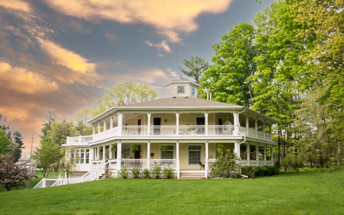 Unique Lumber Baron House with 4000 Square Feet of Porches/Decking