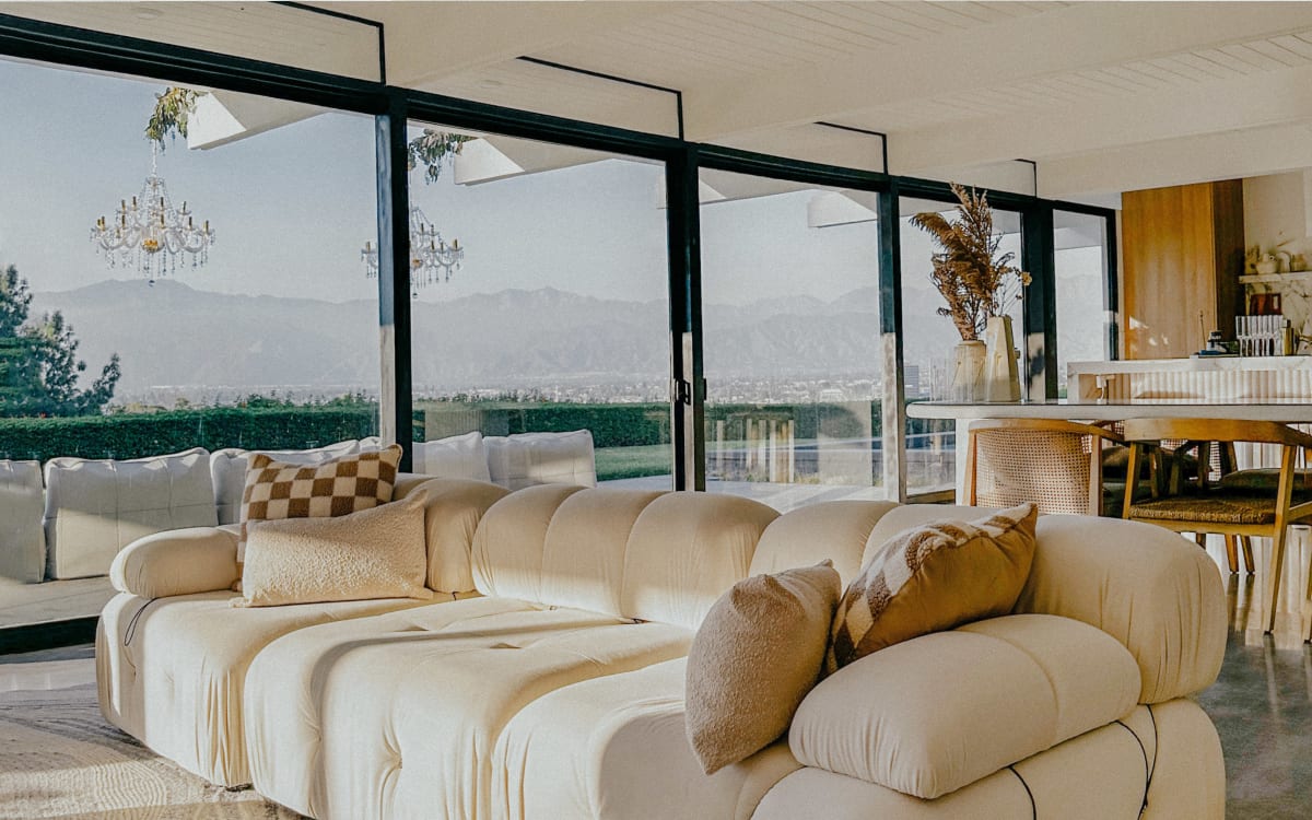 Midcentury Modern Home with Scenic Skyline Mountain View, West Covina