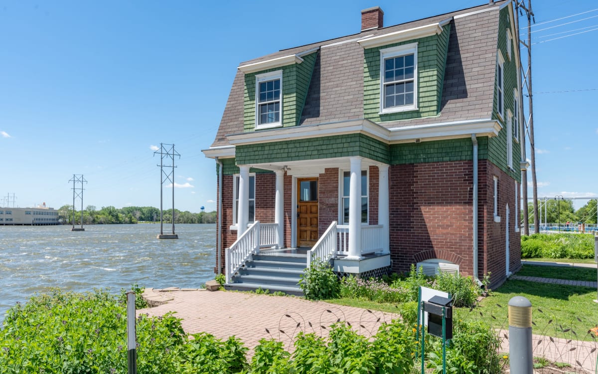 Historic Locktender House on the Fox River, De Pere, WI OffSite