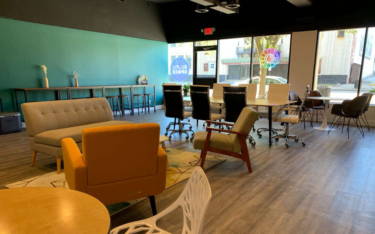 Downtown networking lounge with interactive studio space, Peoria, IL OffSite Peerspace