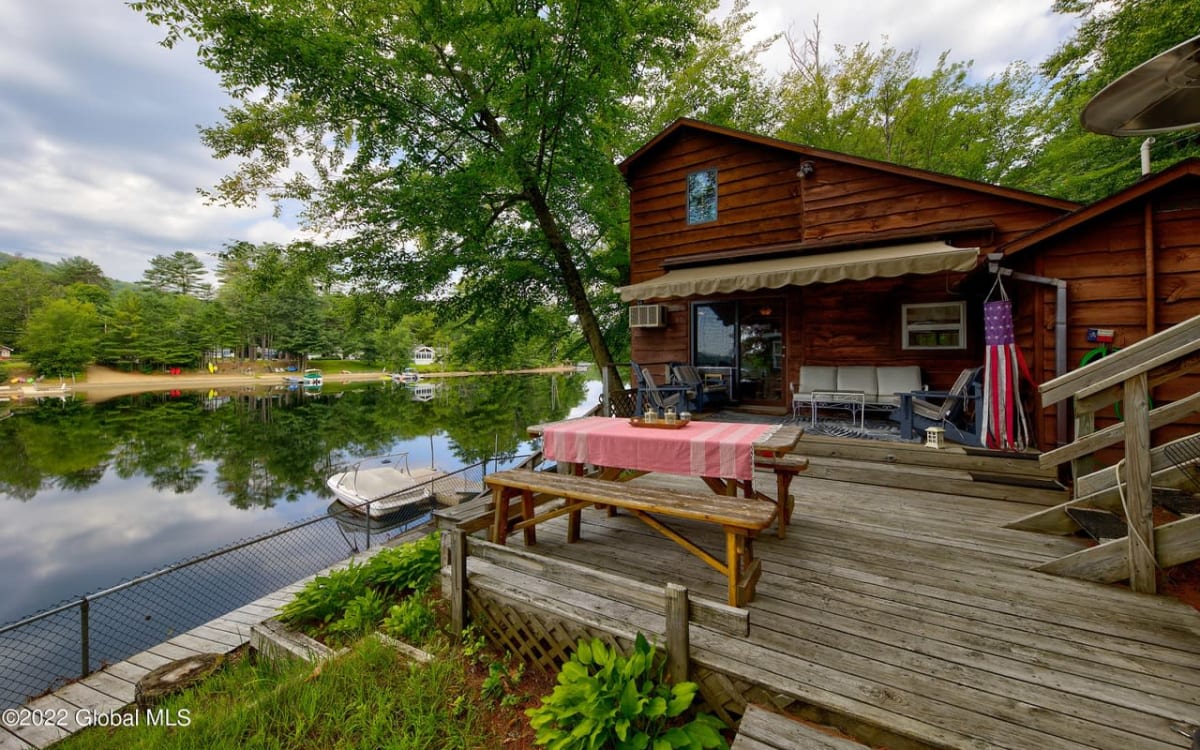 Charming Adirondack Waterfront Cabin with River Views and Boat