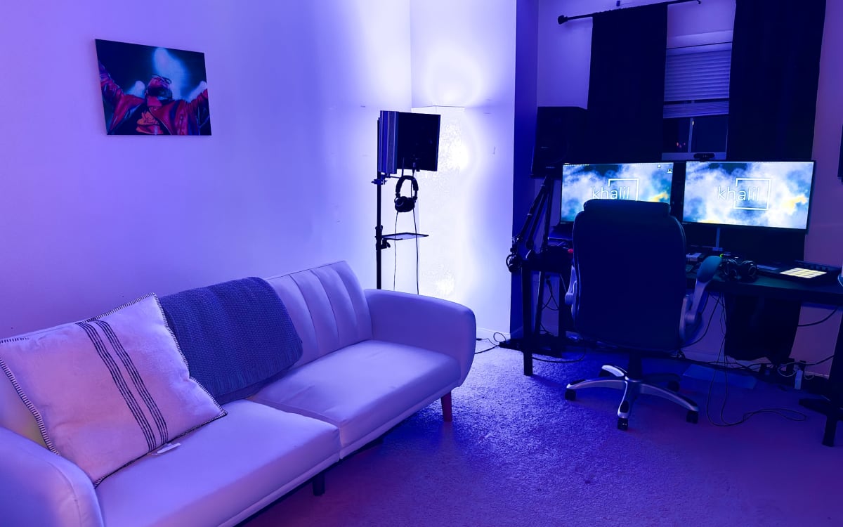 Spacious Recording Studio, Laurel, MD Production Peerspace