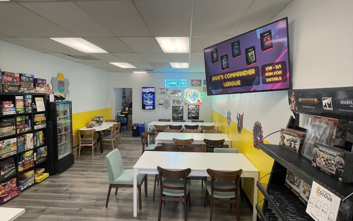 Tabletop Game Store for a Unique Meeting Space, West Hills, CA Event