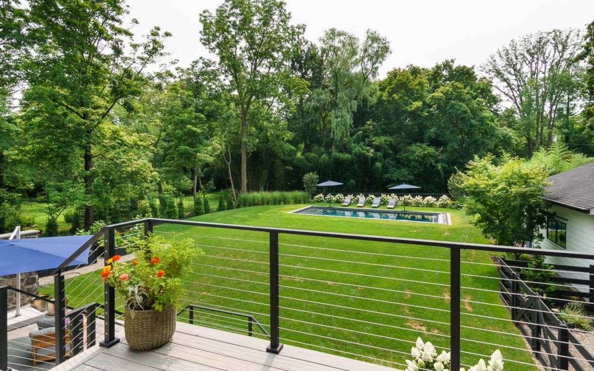 Hamptons Style Swimming Pool and Yard, Princeton, NJ | Production ...