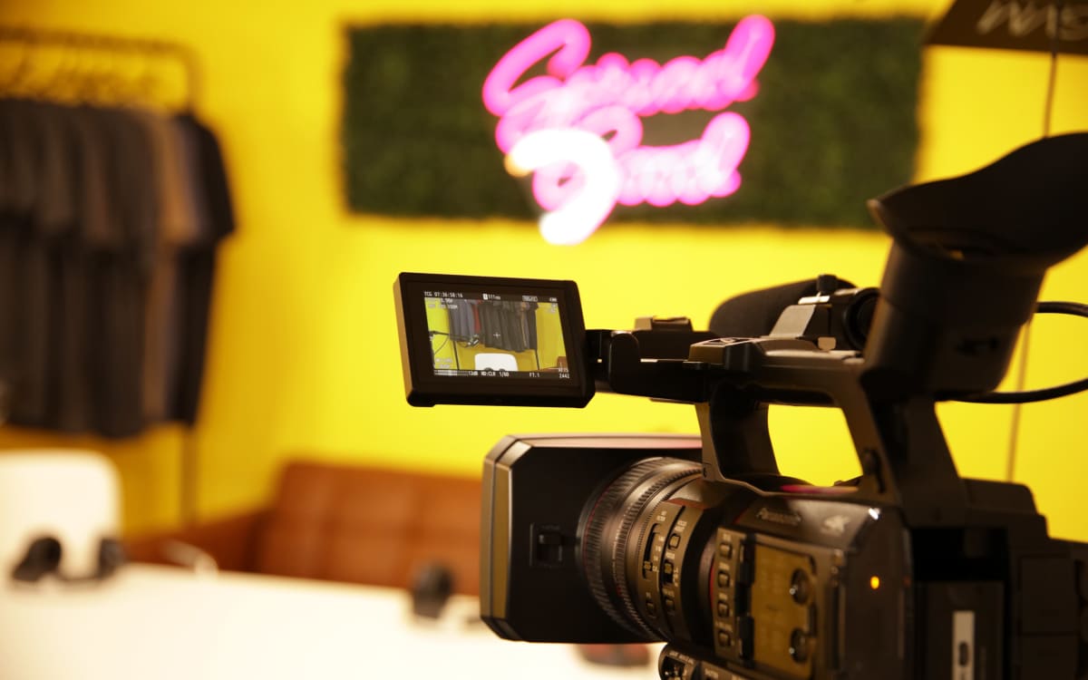 Modern Video Podcast Studio With Audio and Video Equipment, Anaheim, CA