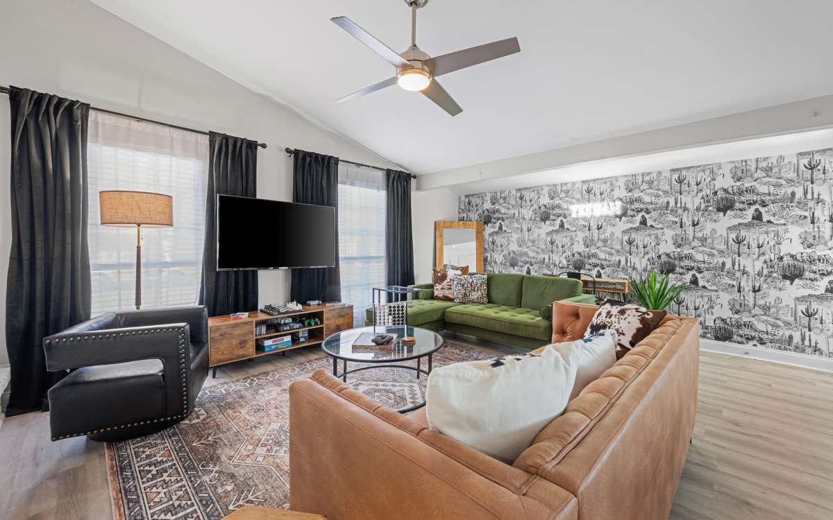 Mid Century Modern Western Cowboy Cabana Themed Home w/ Pool, Grand