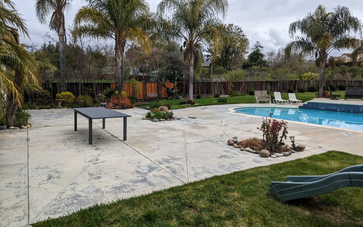 Large Evergreen Backyard with beautiful views, San Jose, CA