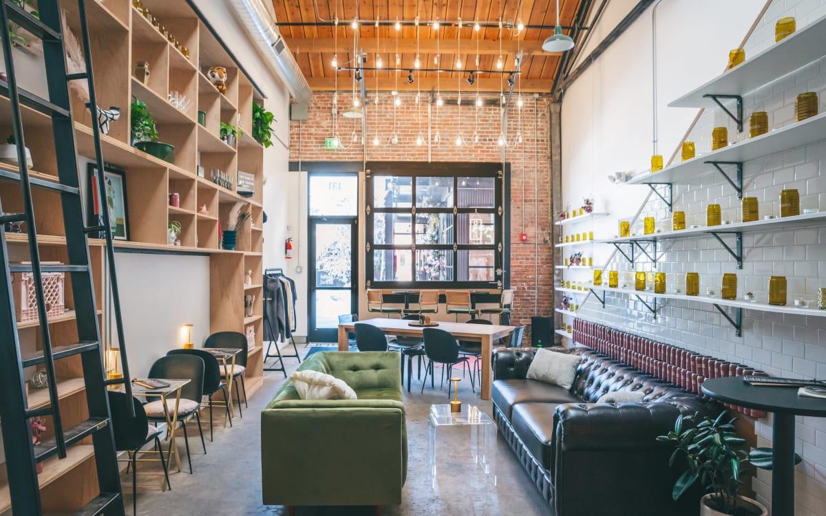Trendy bar lounge with comfy seating Denver CO Event Peerspace