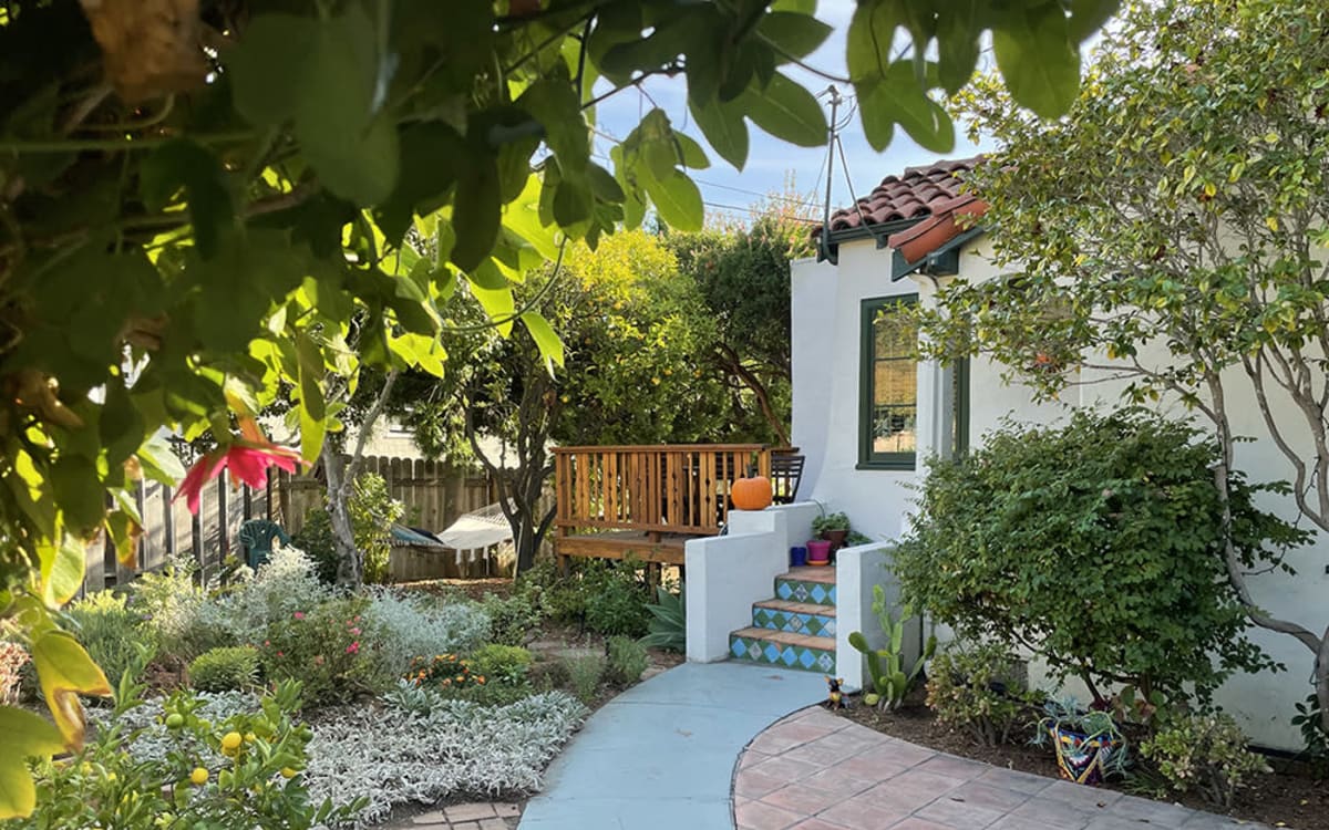 Sunny Spanish Style Home with Large Garden and Detached Studio, OAKLAND