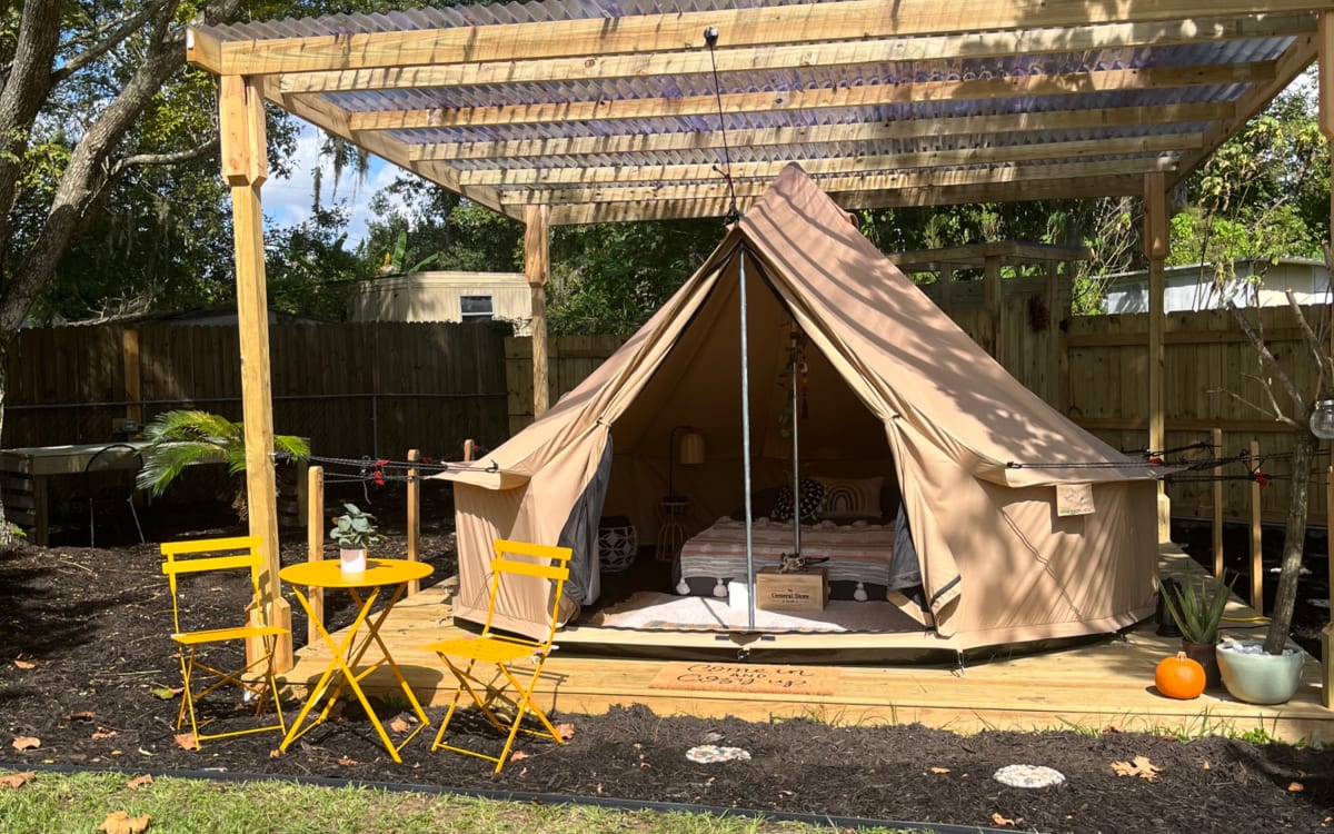 Tent deck hot sale