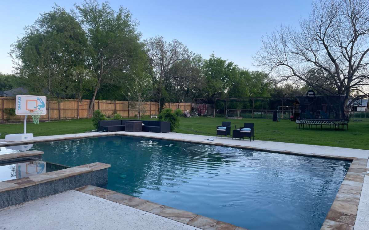 Big backyard with Pool and Playset in Downtown Boerne, Boerne, TX