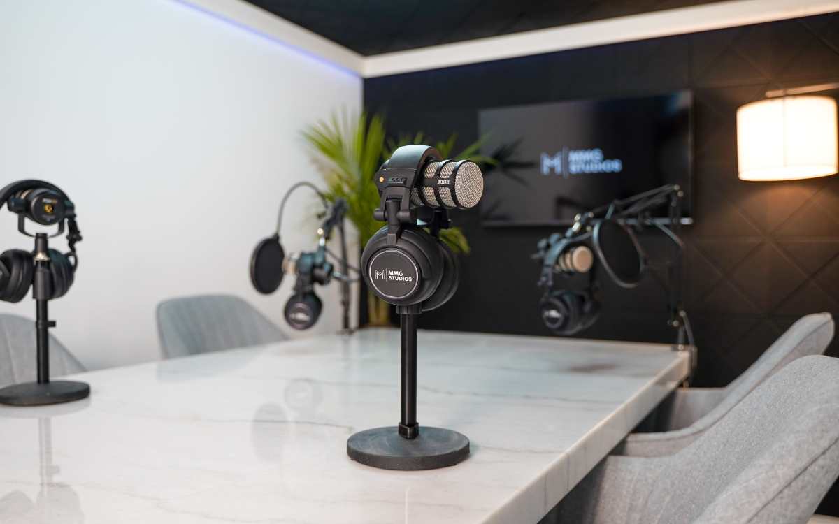 Modern Podcast Studio Located in North Hyde Park With Professional