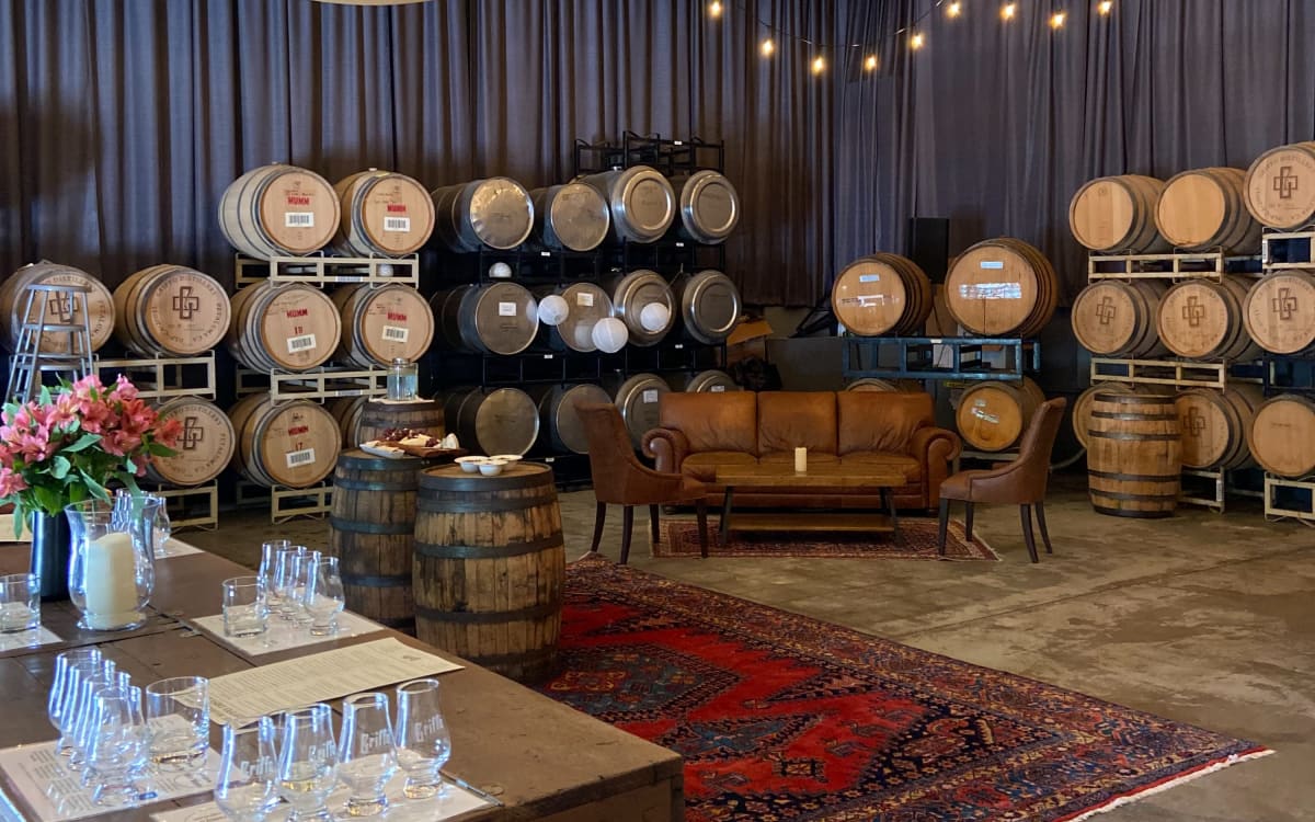 Wine Country Distillery With Large Rustic Barrel Room, Petaluma, CA ...