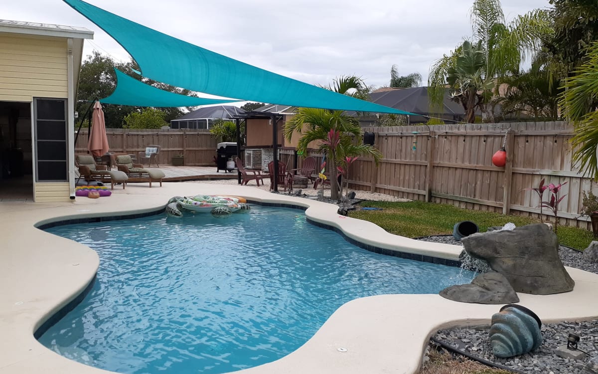 Private Resort Style Backyard, MELBOURNE, FL Production Peerspace