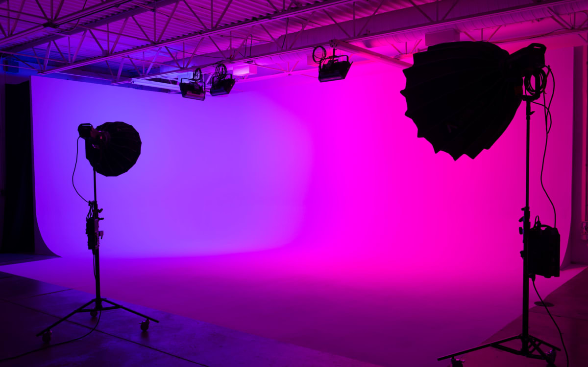 Off The Grid Studios Inc. SingleFloor 41' PreLit Cyclorama Wall