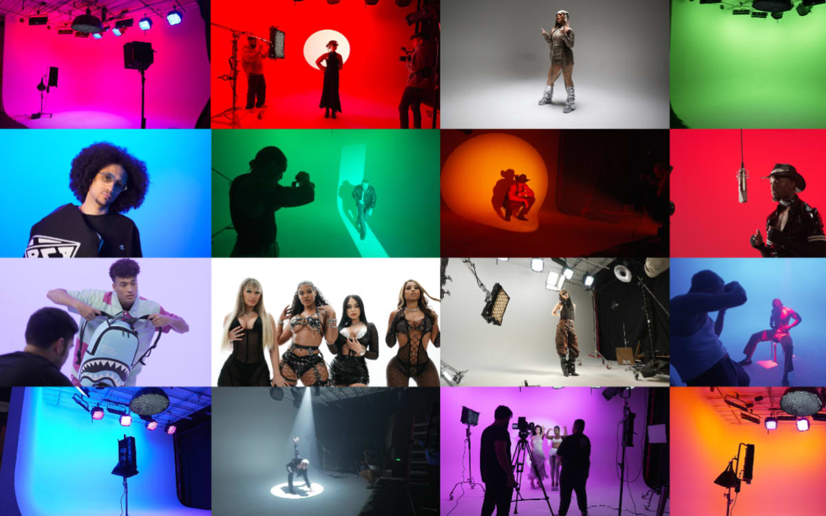 Full Color Corner Cyclorama Wall With Special Effects, New York, NY