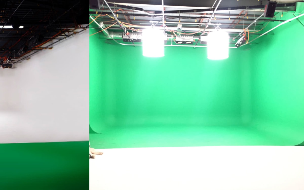 Studio Space in Atlanta Large White Cyc & Green Screen Studio 2 MOS