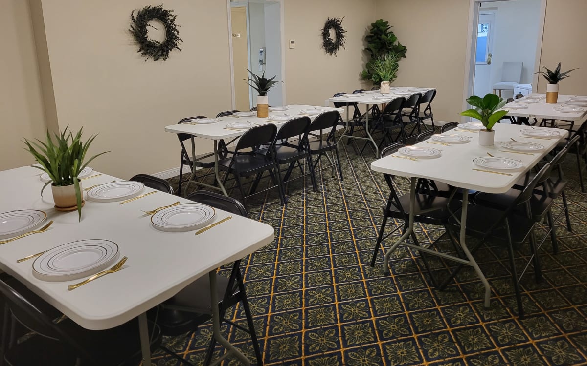 Private, Secluded Lower Level Event Space w/ Kitchen. Optional addon