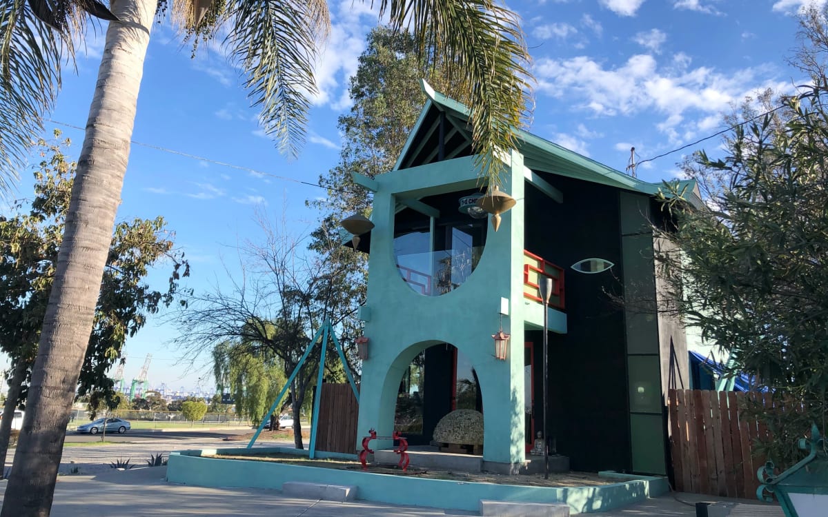 Secluded hilltop estate with sweeping harbor and ocean views, San