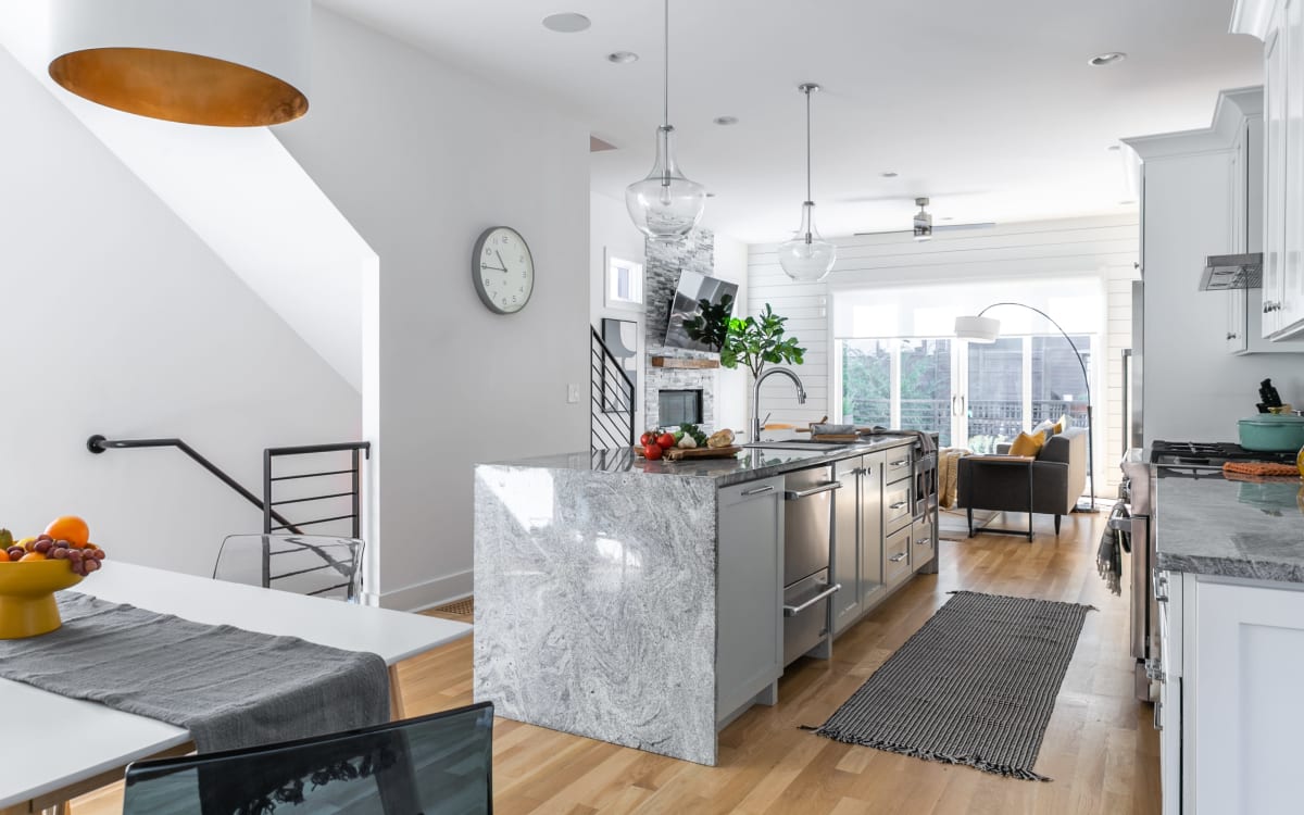 McQueen Modern Furnished Rental Home with Rooftop Deck in Old Fourth