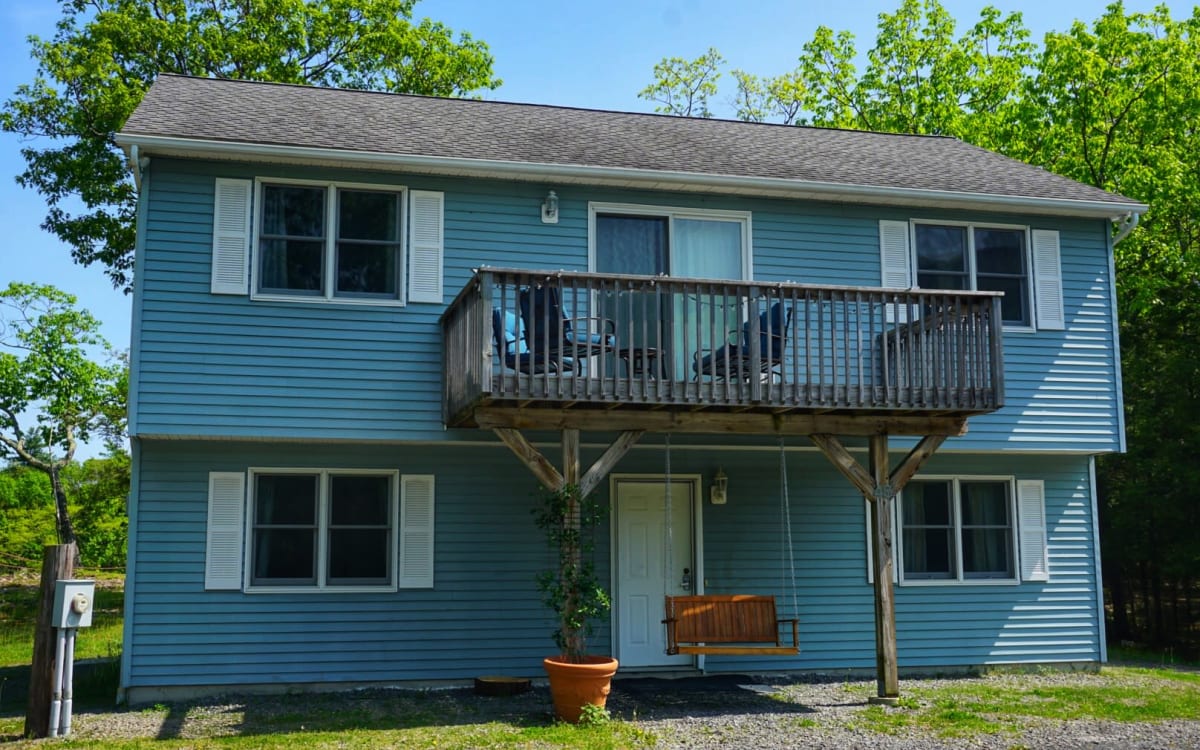 Large Farm with Mountain View, Forest, Lawn and Stream in the Catskills, Saugerties, NY