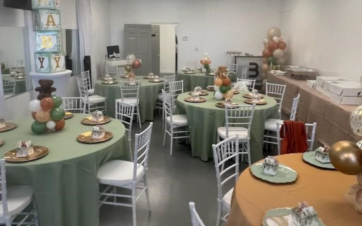 EVENT VENUE Perfect for you private affairs IE baby shower, birthdays