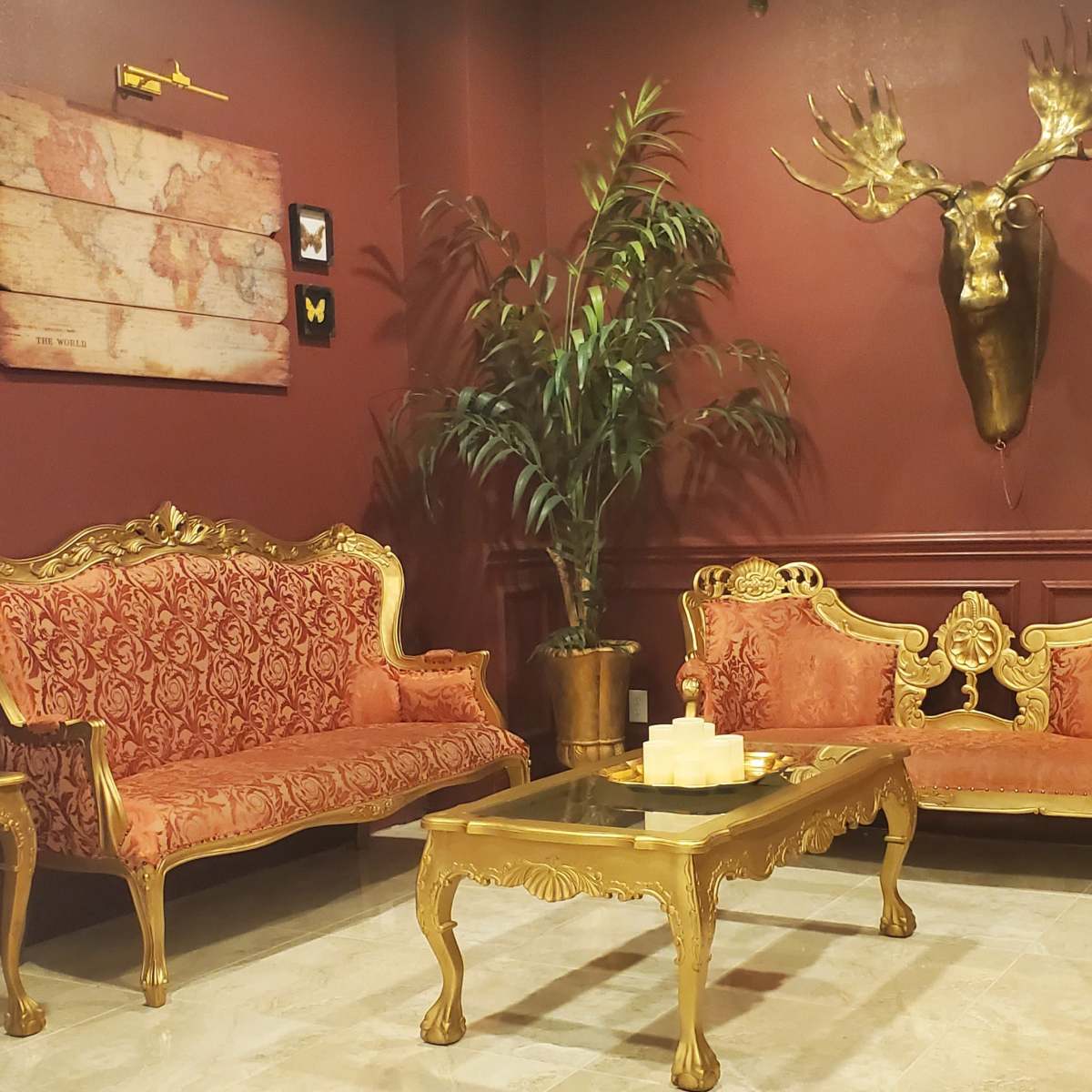 Hollywood Regency Mansion - Pink & Gold Decor in Las Vegas Image in The Section 10, Las Vegas, NV