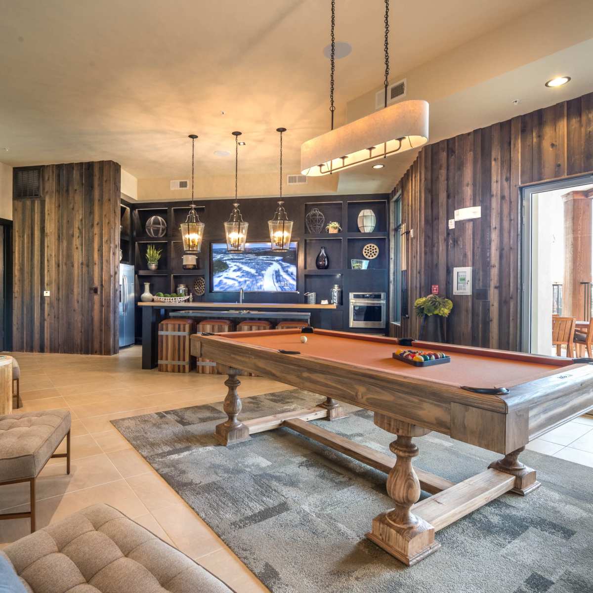 Contemporary Lounge with Kitchenette in Flower Mound Image in Flower Mound, Flower Mound, TX