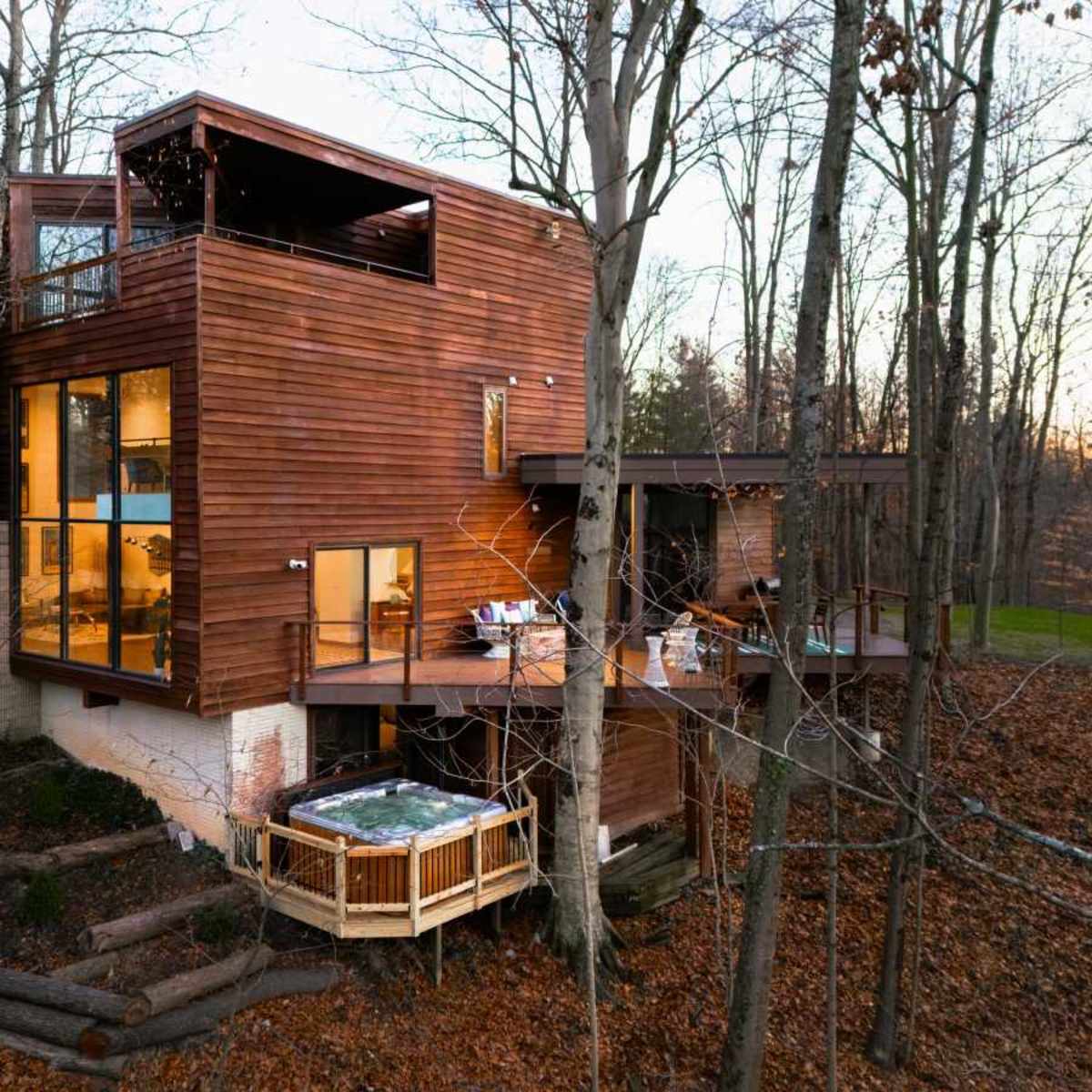 Award Winning MidCentury Architectural Home on 7 Acres of Nature in