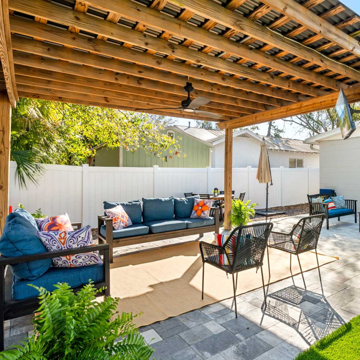 Luxe Glamping Adult Tent, Swings & Pergola in Tampa Image in Northwest Tampa, Tampa, FL