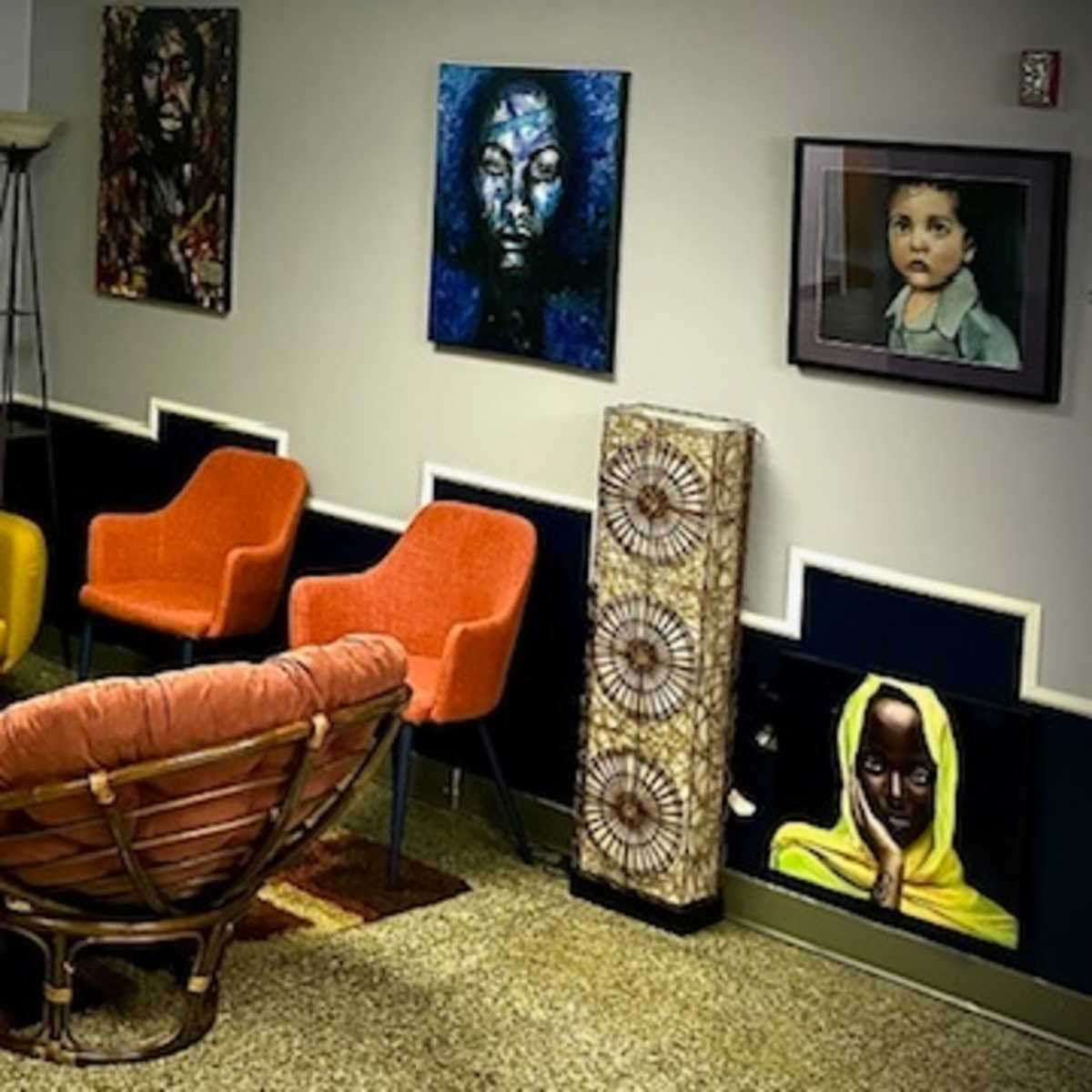 Downtown Charlotte  Lounge/ Art gallery/ Screening room in Charlotte Image in Charlotte center city, Charlotte, NC