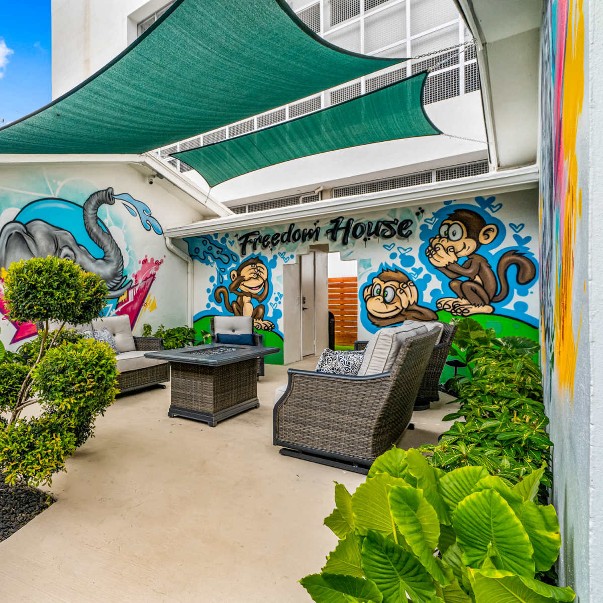 The Freedom House • Urban Oasis • Eclectic Retreat • Fort Lauderdale FL in Fort Lauderdale Image in Flagler Village, Fort Lauderdale, FL