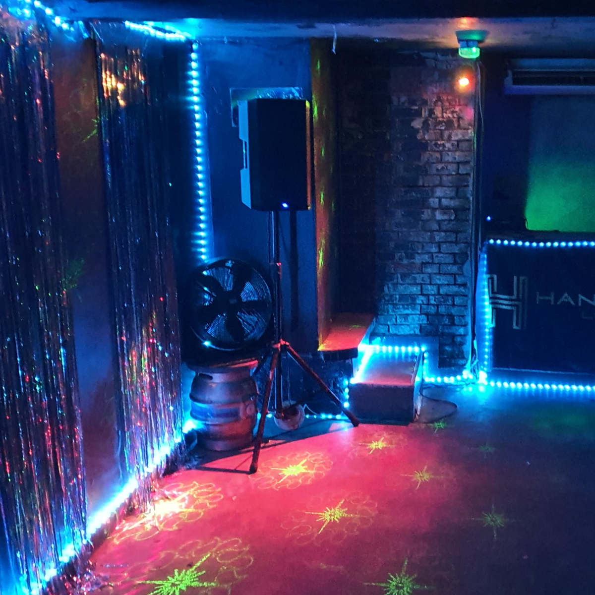 Shabby chique underground venue club and ground floor cocktail bar