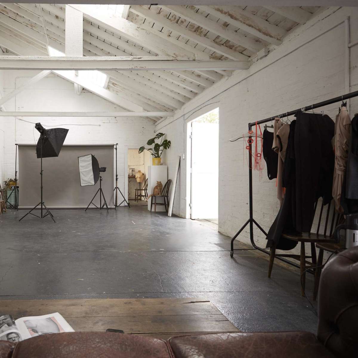 Beautiful event space warehouse with natural light and outdoor area in London Image in Leyton, London, ENG