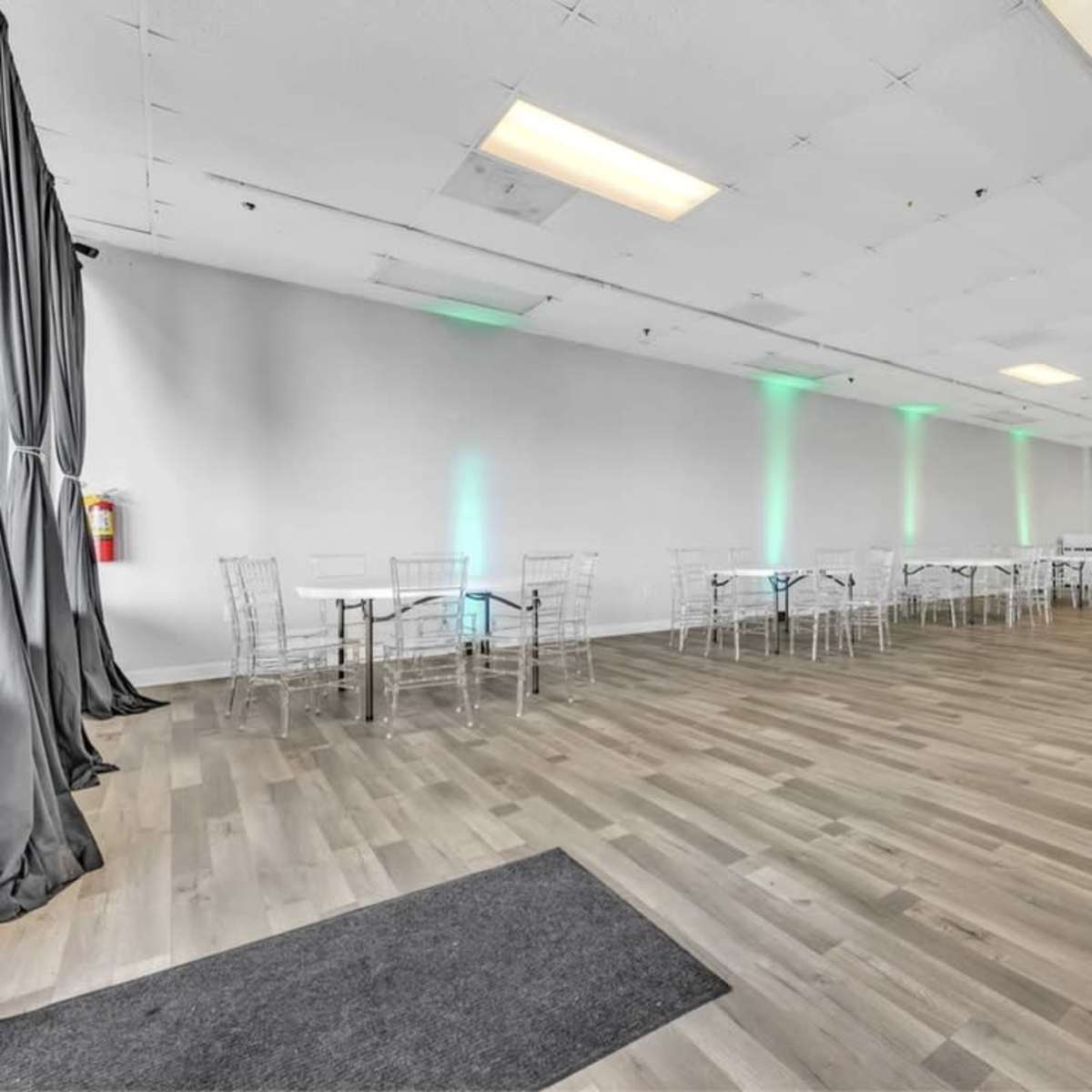 Open concept event space/hall only one minute from major highway ...