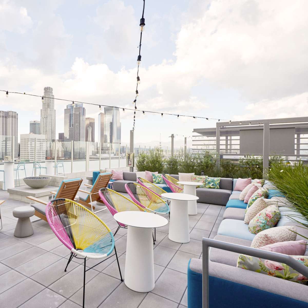 Snapshot of Rooftop Entertainment Space With Panoramic Views