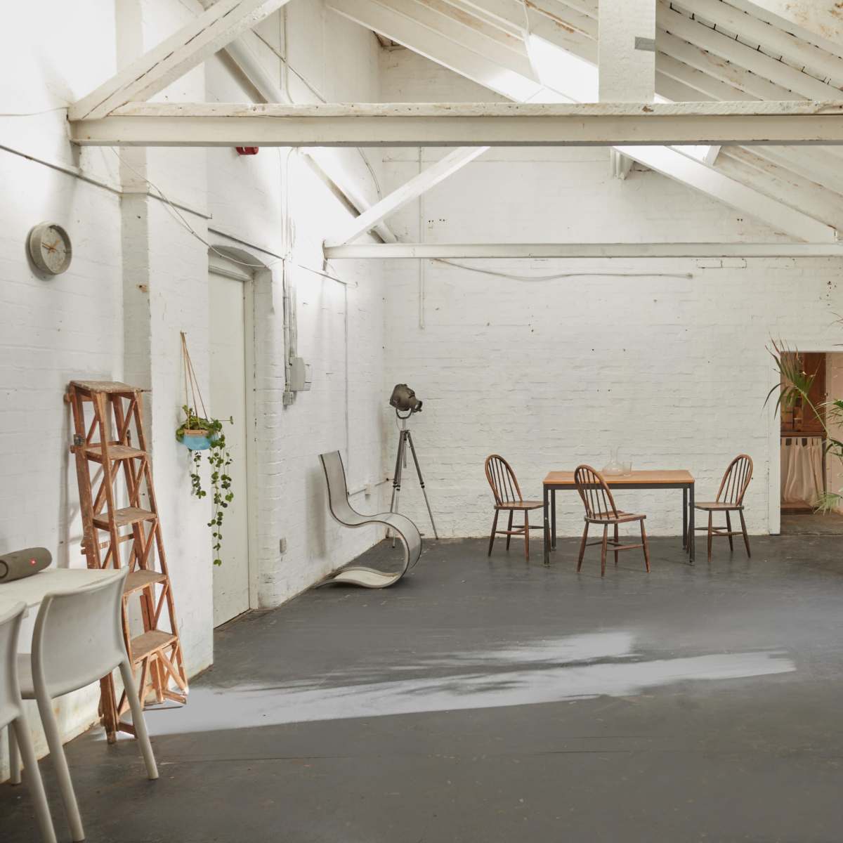 Beautiful event space warehouse with natural light and outdoor area in London Image in Leyton, London, ENG