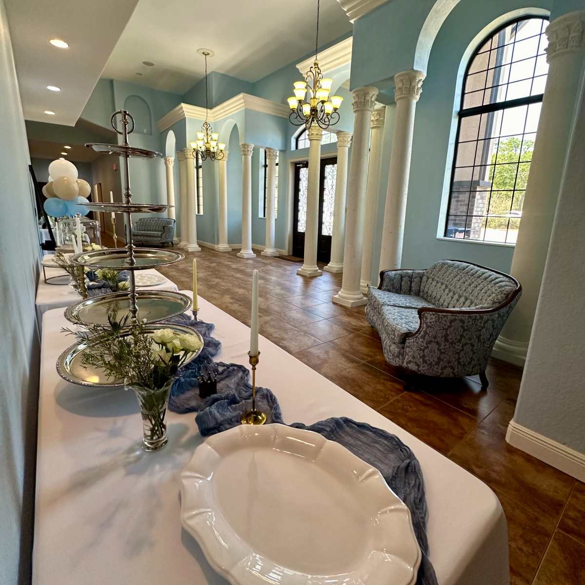 Banquet Hall with Covered Outdoor Area and Grand Foyer in Tampa Image in Old Seminole Heights, Tampa, FL