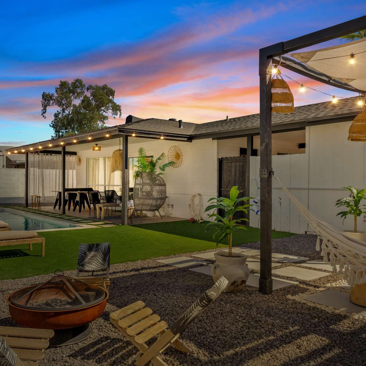 Heated Pool Tulum Inspired Home - Old Town Scottsdale in Scottsdale Image in Inmar Terrace, Scottsdale, AZ